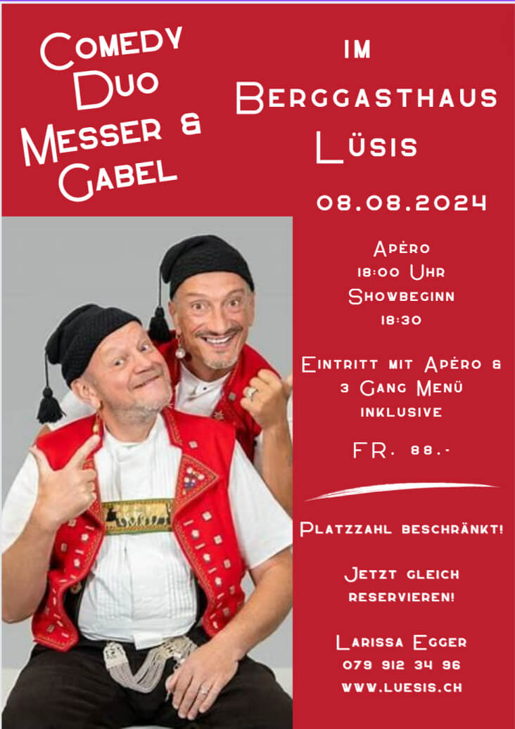 Comedy-Duo „Messer und Gabel“ (Ausgebucht)